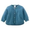 Organic Wollfrottee - Jacke - Fleecejas - Meerblau