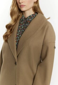 Dreimaster Übergangs In Optik Incus - Mantel - Grau Beige -Modex Winkel 32b18ffc5f6e4f2eaa90ca12b225be39