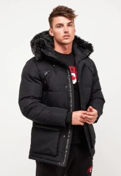 Orford Puffer Parka Jacket - Winterjas - Black -Modex Winkel 333f6f7fd62c4ca28cdcdae00efc1719
