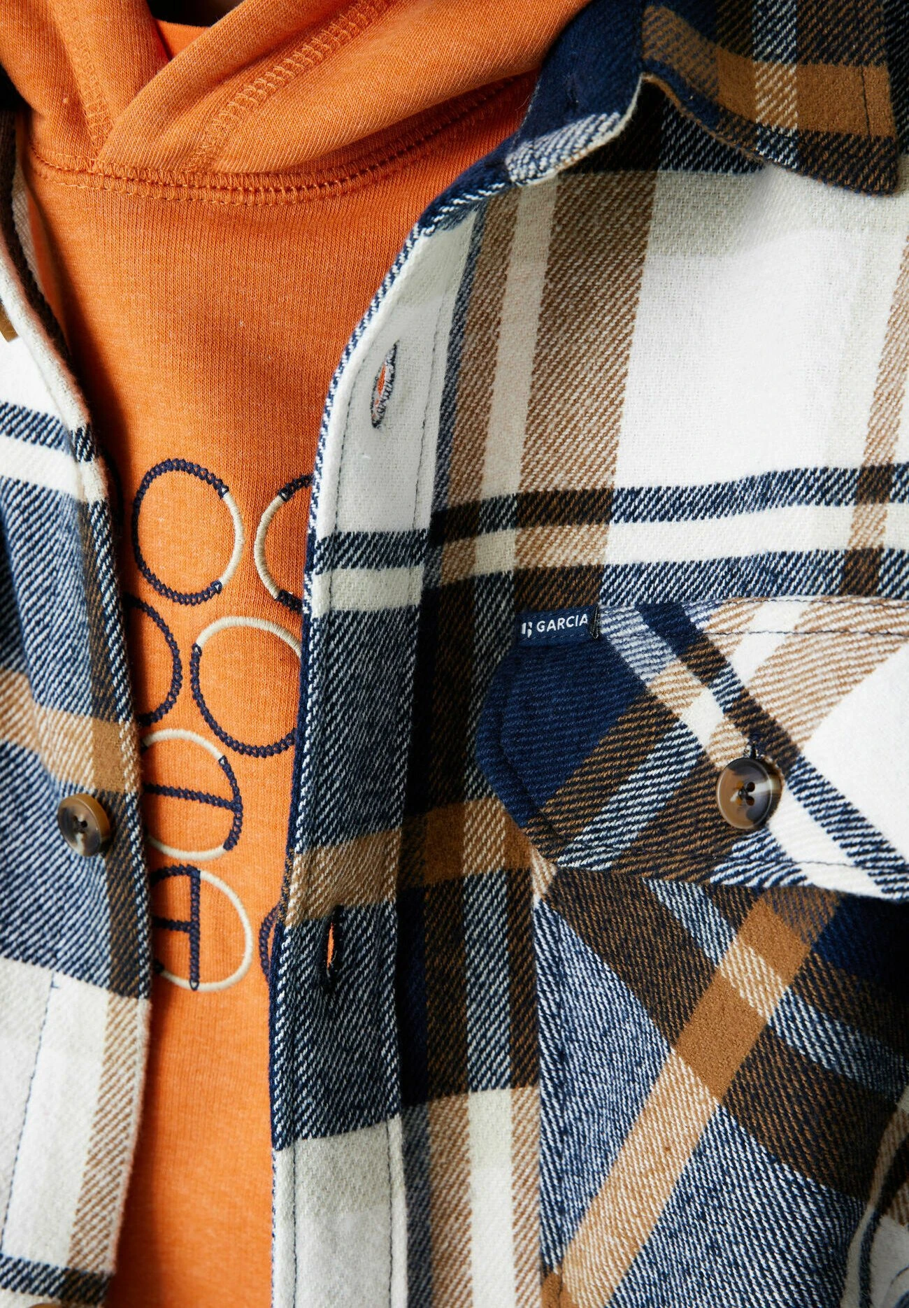 Garcia Checked - Lichte Jas - Dark Moon 4 Garcia Checked - Lichte Jas - Dark Moon - Afbeelding 4