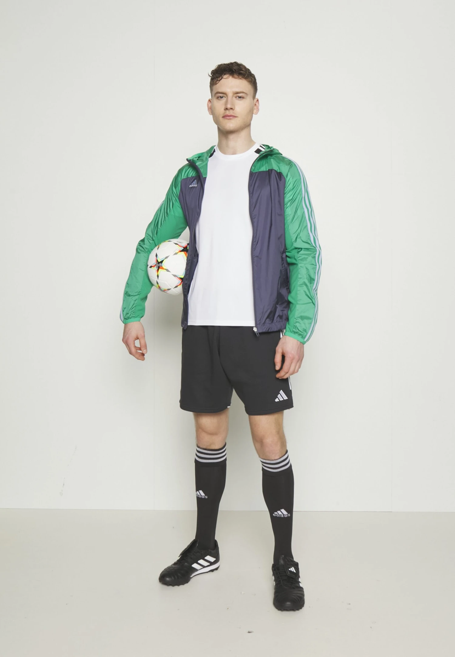 Adidas Sportswear Tiro - Windjack - Shadow Navy Court Green 2 Adidas Sportswear Tiro - Windjack - Shadow Navy Court Green - Afbeelding 2