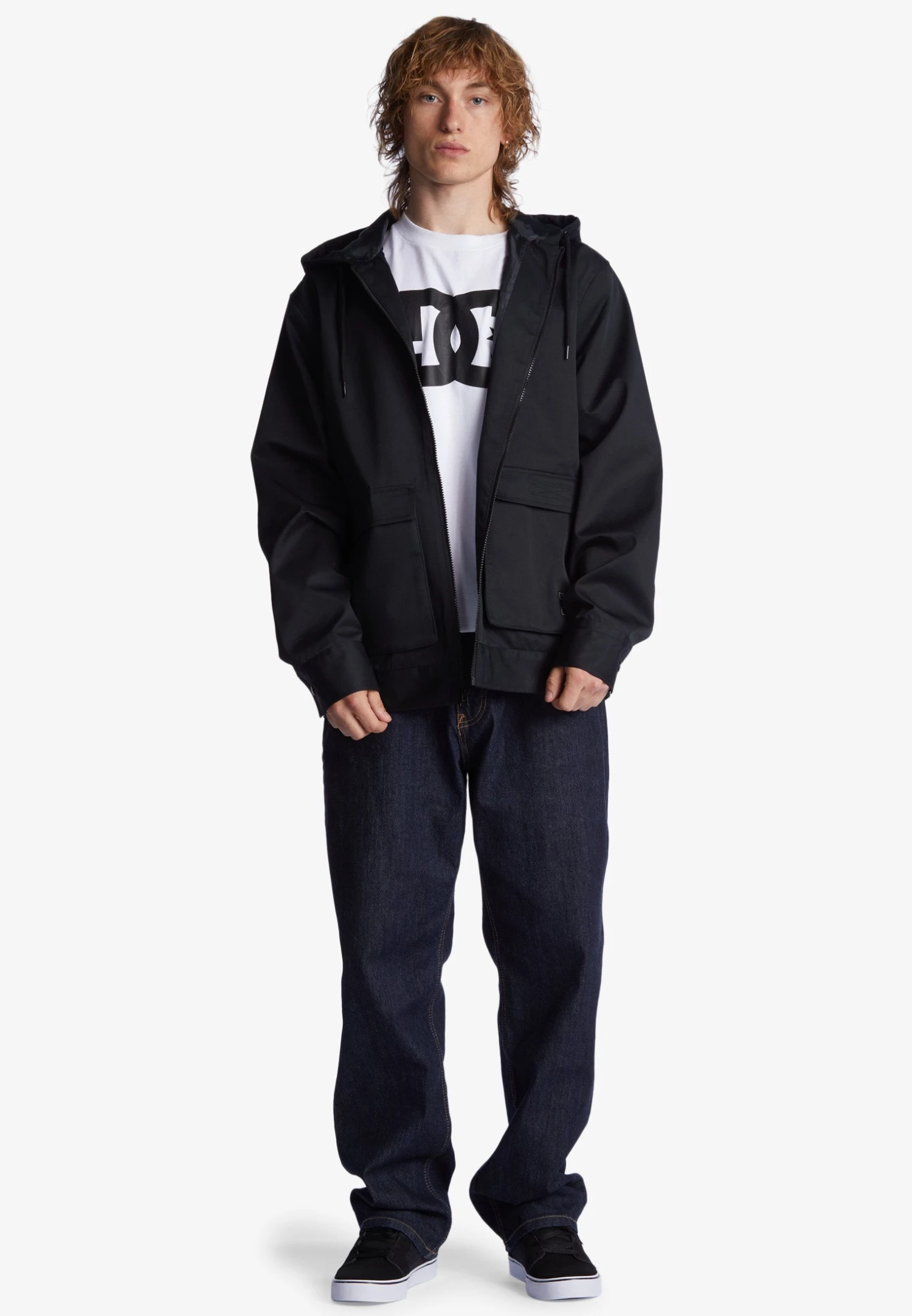 DC SHOES Rebound Leichte Mit Kapuze - Halflange Jas - Black 2 DC SHOES Rebound Leichte Mit Kapuze - Halflange Jas - Black - Afbeelding 2