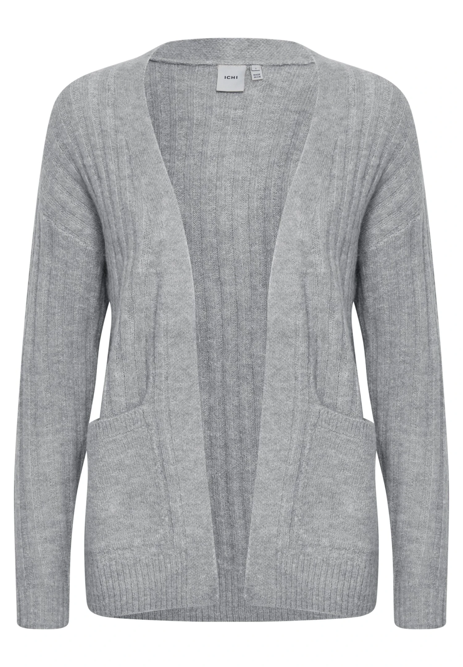 ICHI Ihkamara- Vest - Grey Melange 6 ICHI Ihkamara- Vest - Grey Melange - Afbeelding 6