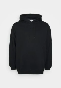 Monologo Badge Hoodie Plus Size - Sweater - Black