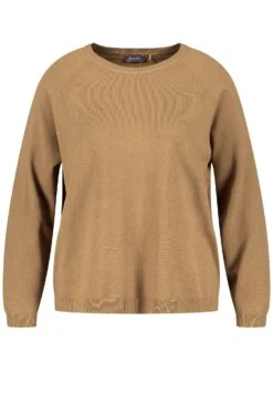 Langarm Rundhals Basic- Trui - Rustic Oak -Modex Winkel 36c4653704fc4edf936f22d43d74cb97