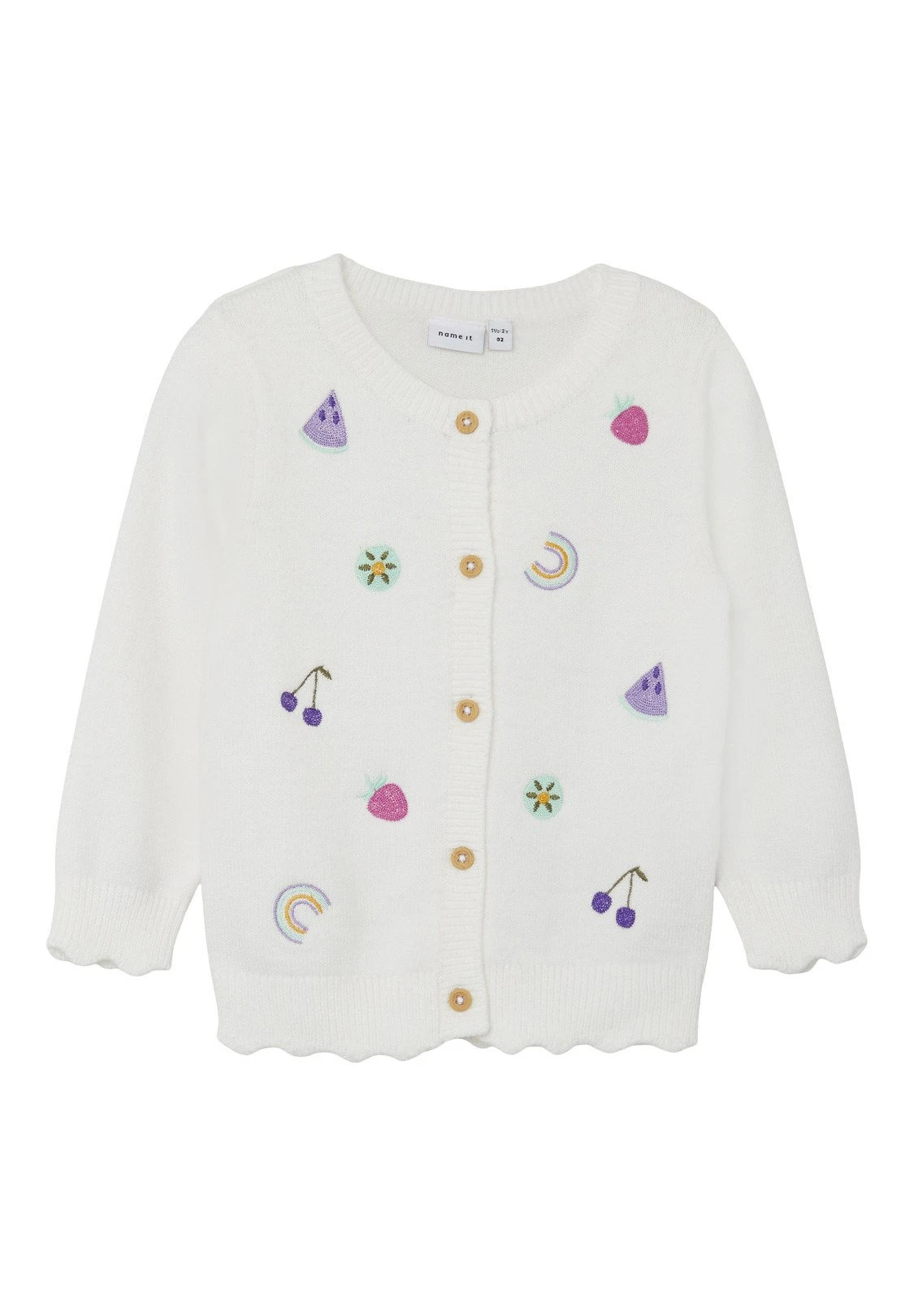 NAME IT Nmfdelana Ls - Vest - Bright White 1 NAME IT Nmfdelana Ls - Vest - Bright White