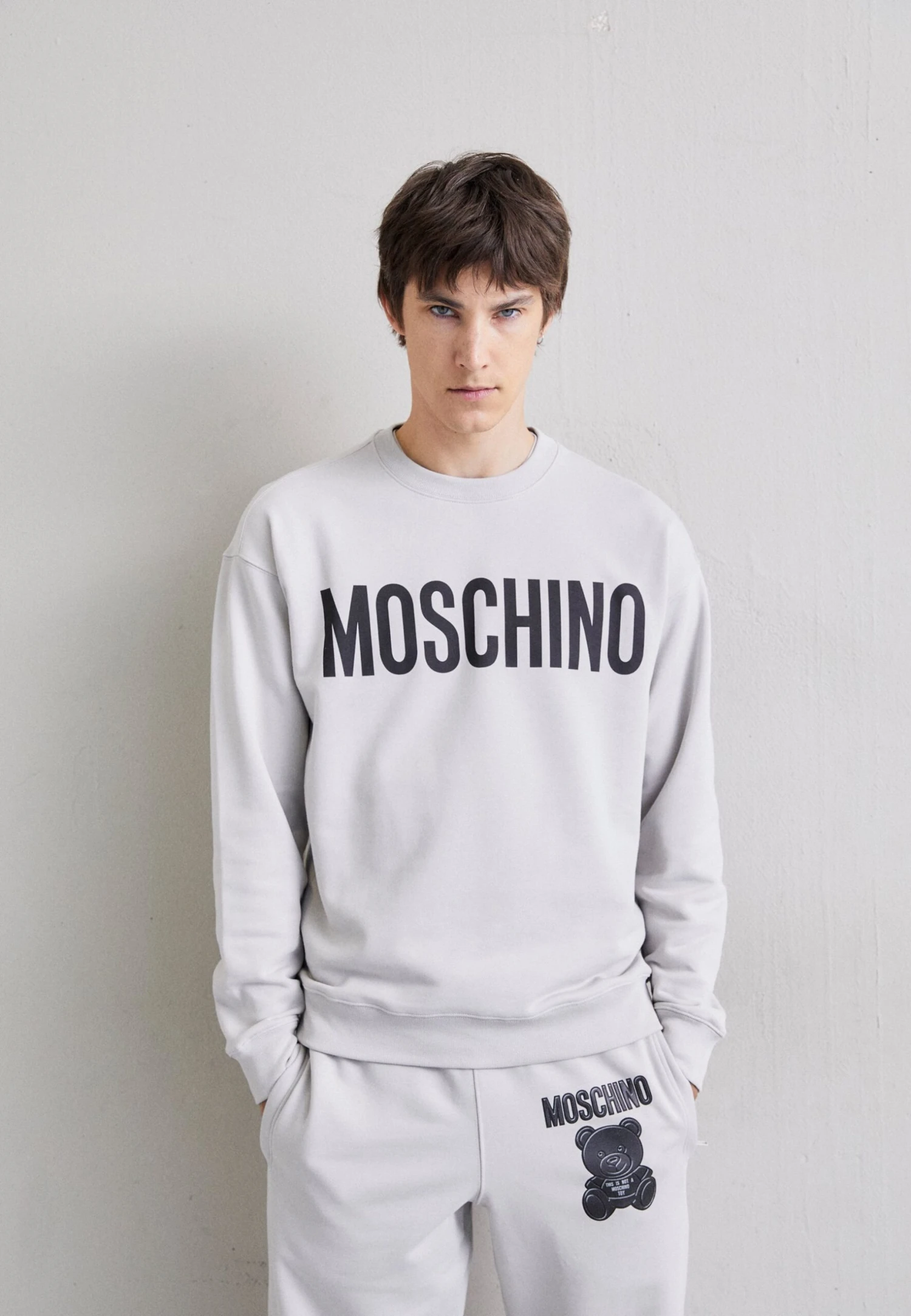 MOSCHINO Sweater - Fantasy Grey 1 MOSCHINO Sweater - Fantasy Grey