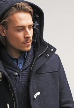 Pier One Halflange Jas - Navy -Modex Winkel 39fc34304bfd4cb98c88dbc8fb72bf47