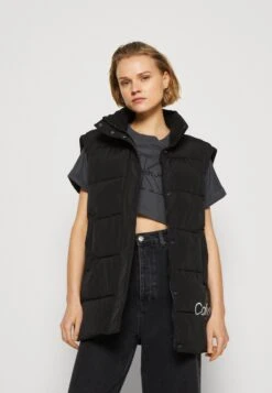 Calvin Klein Jeans Blown Up Long Vest - Bodywarmer - Black 9 Calvin Klein Jeans Blown Up Long Vest - Bodywarmer - Black -Modex Winkel 3bb644d52363419cb4519bd839a058d9