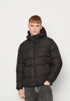 Jack & Jones Chili Puffer Hood - Winterjas - Schwarz