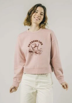 Brava Fabrics Extreme Life Cropped Glasse - Sweater - Pink