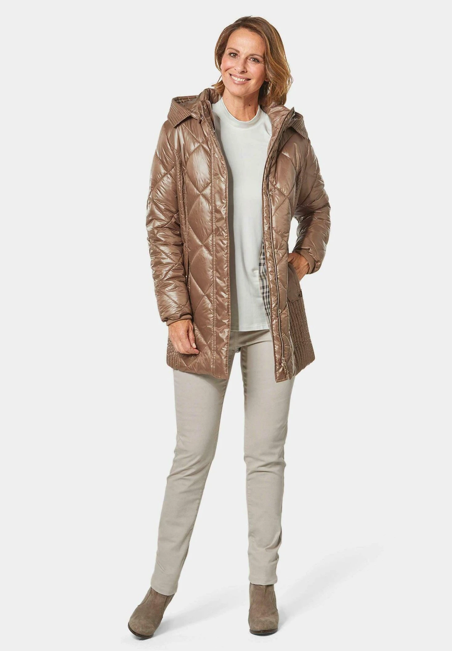 GOLDNER Winterjas - Camel 2 GOLDNER Winterjas - Camel - Afbeelding 2