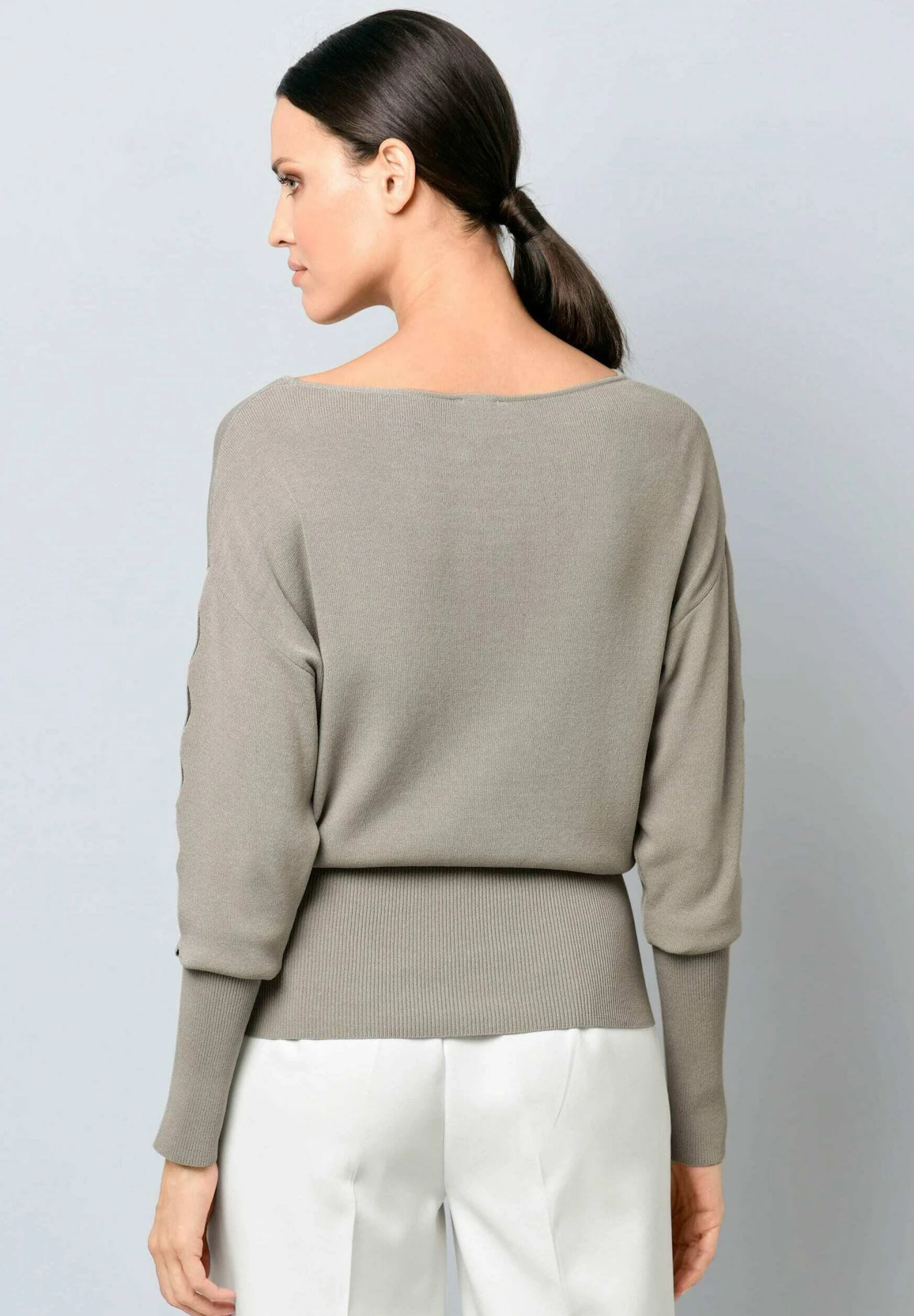 Trui - Taupe 3 Trui - Taupe - Afbeelding 3