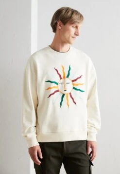 Scotch & Soda Born To Love Artwork Crewneck- Sweater - Ecru