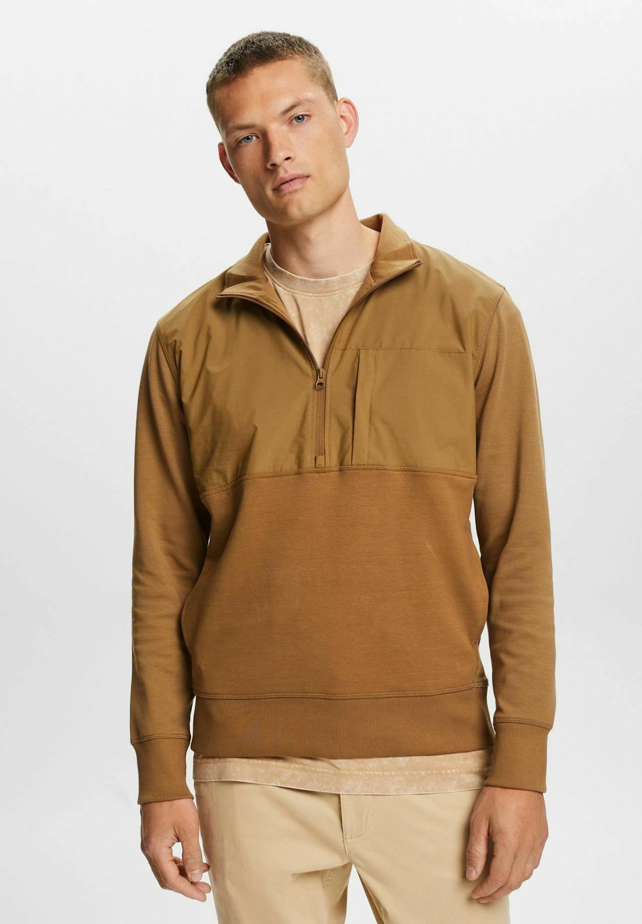 ESPRIT Sweater - Bark 1 ESPRIT Sweater - Bark