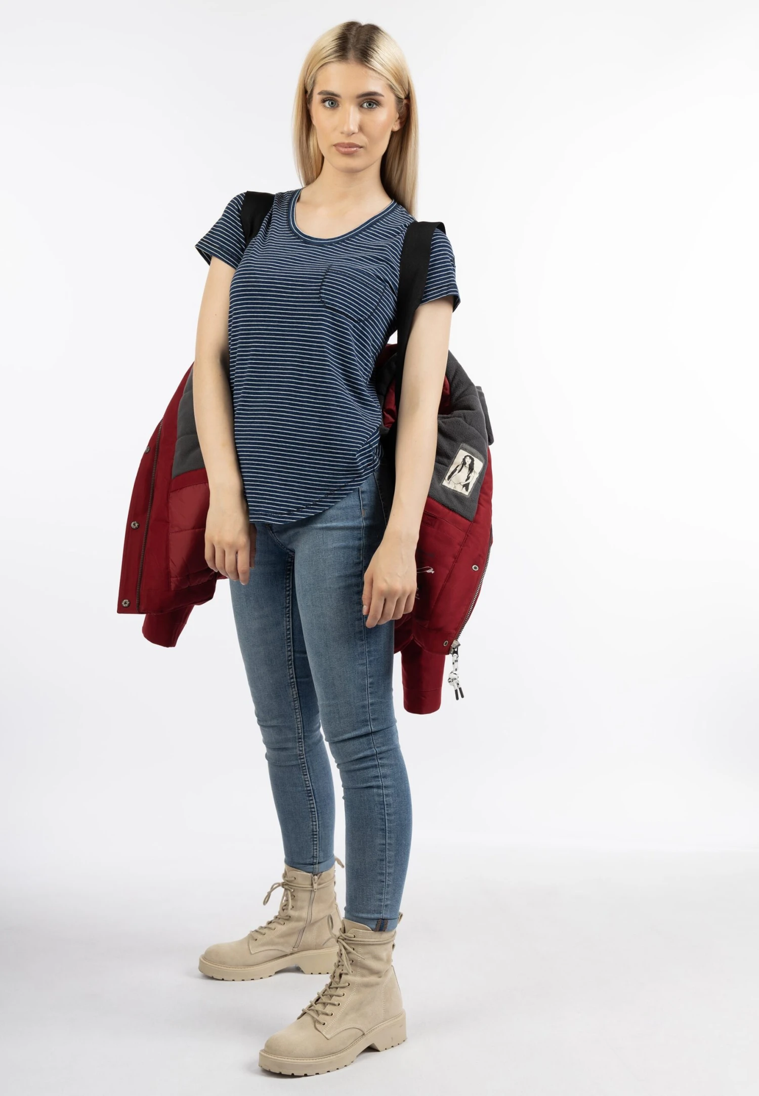 Schmuddelwedda Winterjas - Dunkelrot 5 Schmuddelwedda Winterjas - Dunkelrot - Afbeelding 5