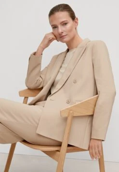 Comma Halflange Jas - Helles Sand -Modex Winkel 44abc822ec80426189287abc47775e2f