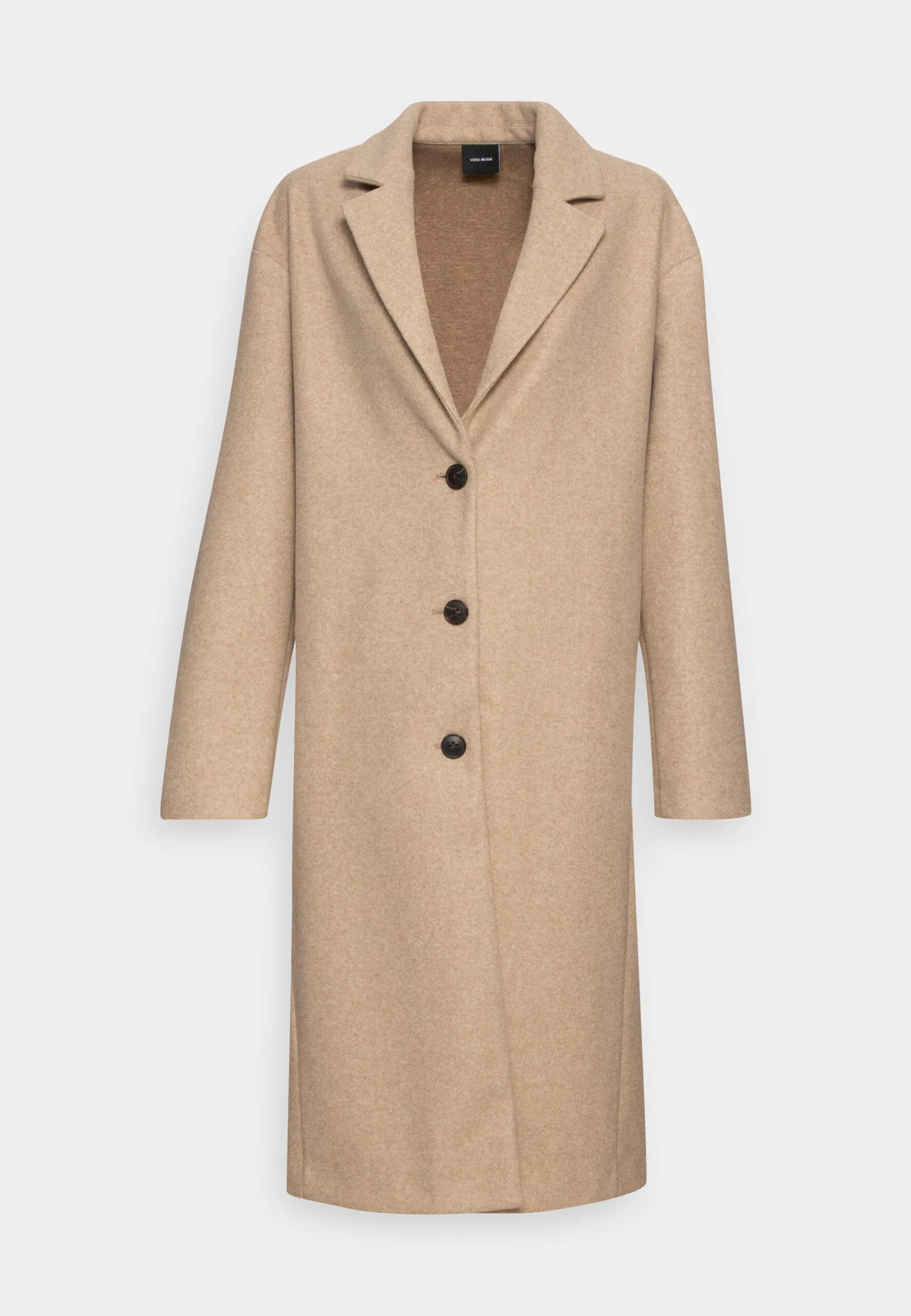 Vero Moda Tall Vmfortunelyon Long Coat - Mantel - Tigers Eye/Melange 1 Vero Moda Tall Vmfortunelyon Long Coat - Mantel - Tigers Eye/Melange