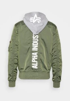 Alpha Industries Hood - Bomberjacks - Sage Green -Modex Winkel 458a5f3c6dd84882a7d7b63481b41630