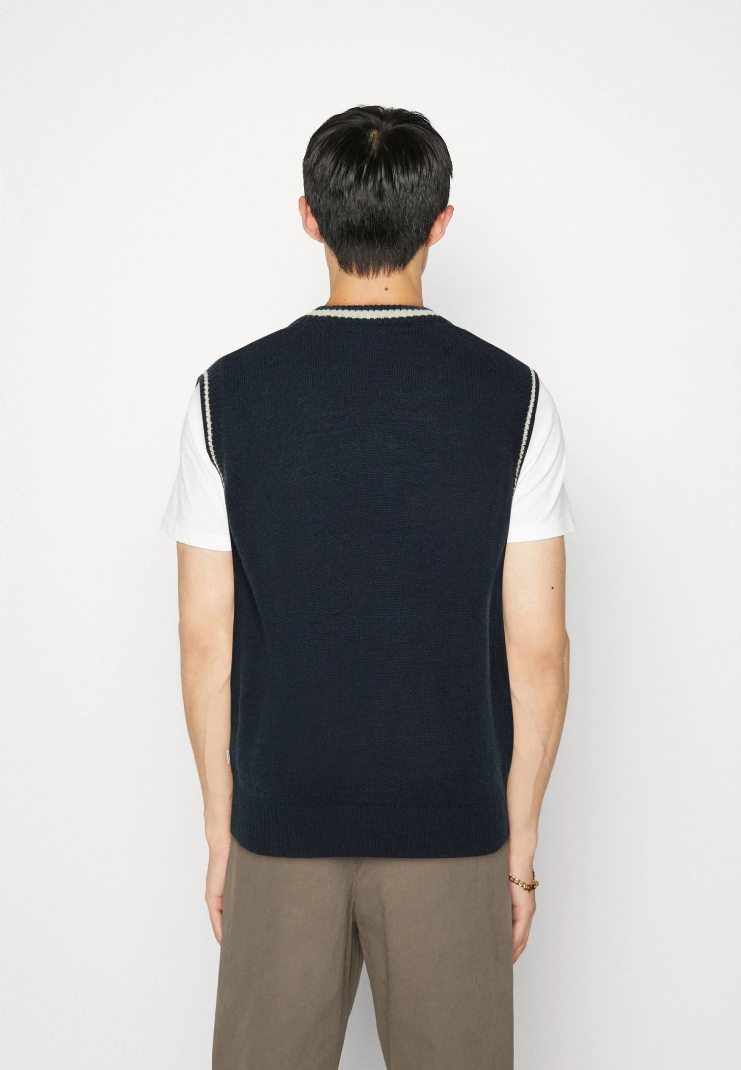 Lindbergh V Neck Slip Over - Trui - Navy 3 Lindbergh V Neck Slip Over - Trui - Navy - Afbeelding 3