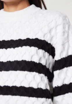 Gina Tricot Jasmina Sweater - Trui - Off White/Black 11 Gina Tricot Jasmina Sweater - Trui - Off White/Black -Modex Winkel 472916fb4fb9419082724af5de8bbcb0