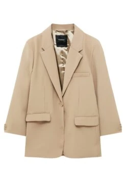 PULL & BEAR With Lapel Collar - Blazer - Beige -Modex Winkel 486dcf30951b4b99b56413e3ab5ea9cf