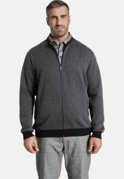 Annthony - Vest - Dunkelgrau Melange