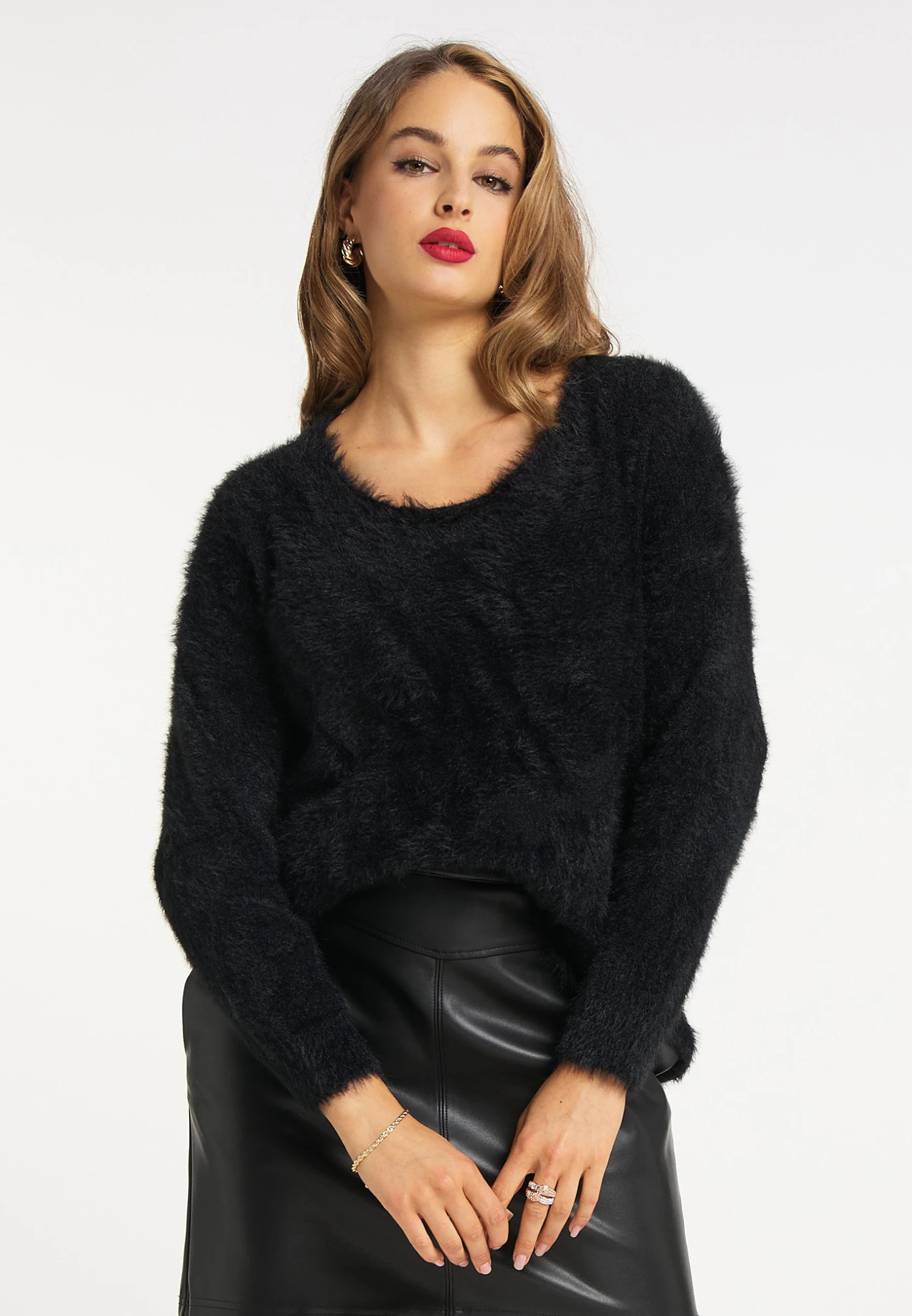 Faina Zitha - Trui - Schwarz 2 Faina Zitha - Trui - Schwarz - Afbeelding 2