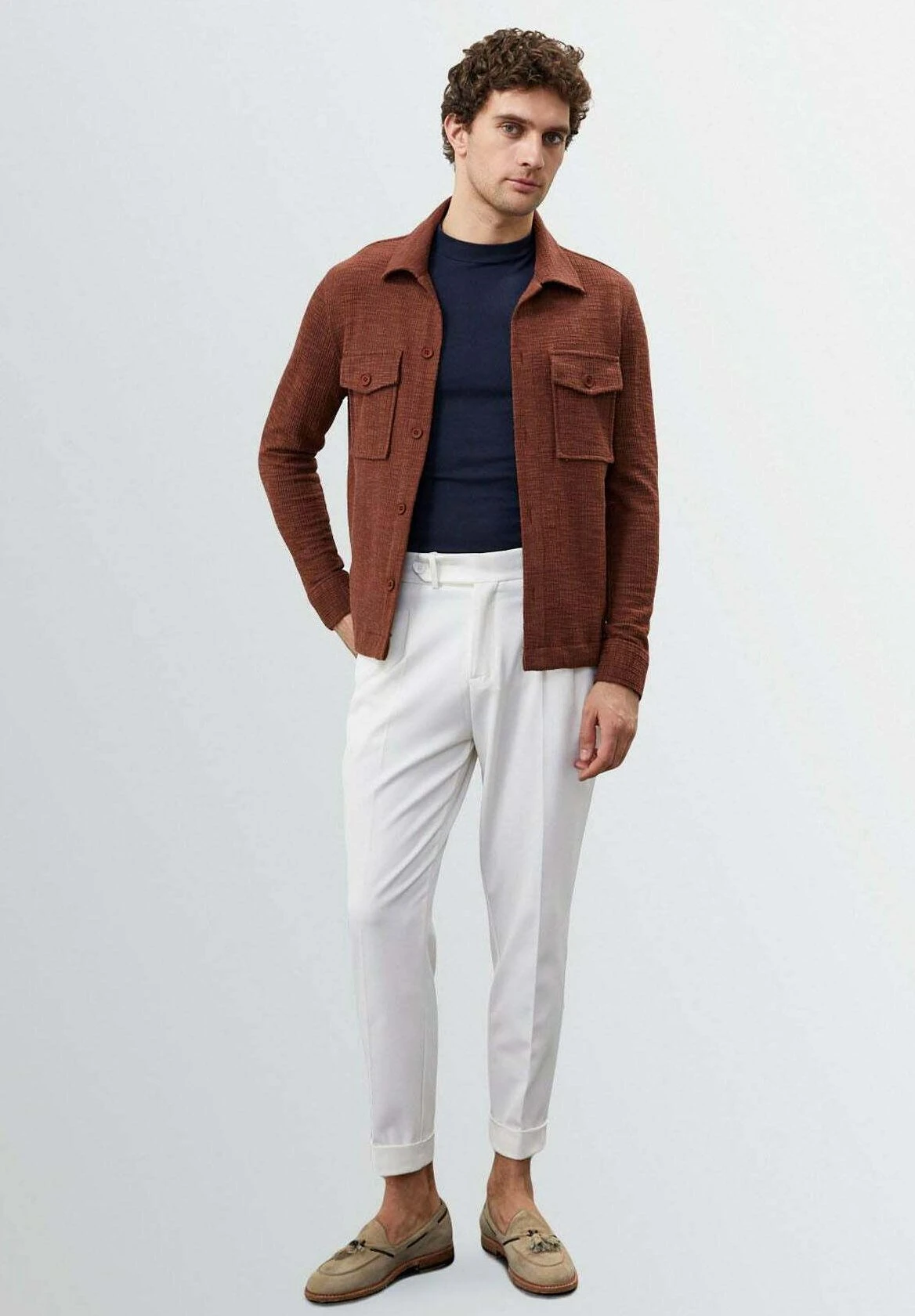 Double Pocket Spring - Lichte Jas - Brown 2 Double Pocket Spring - Lichte Jas - Brown - Afbeelding 2