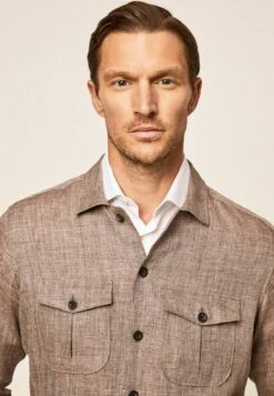 Hackett London Lichte Jas - Sand -Modex Winkel 4b9c6c04710c4bc19aa3ddf7557ffab1