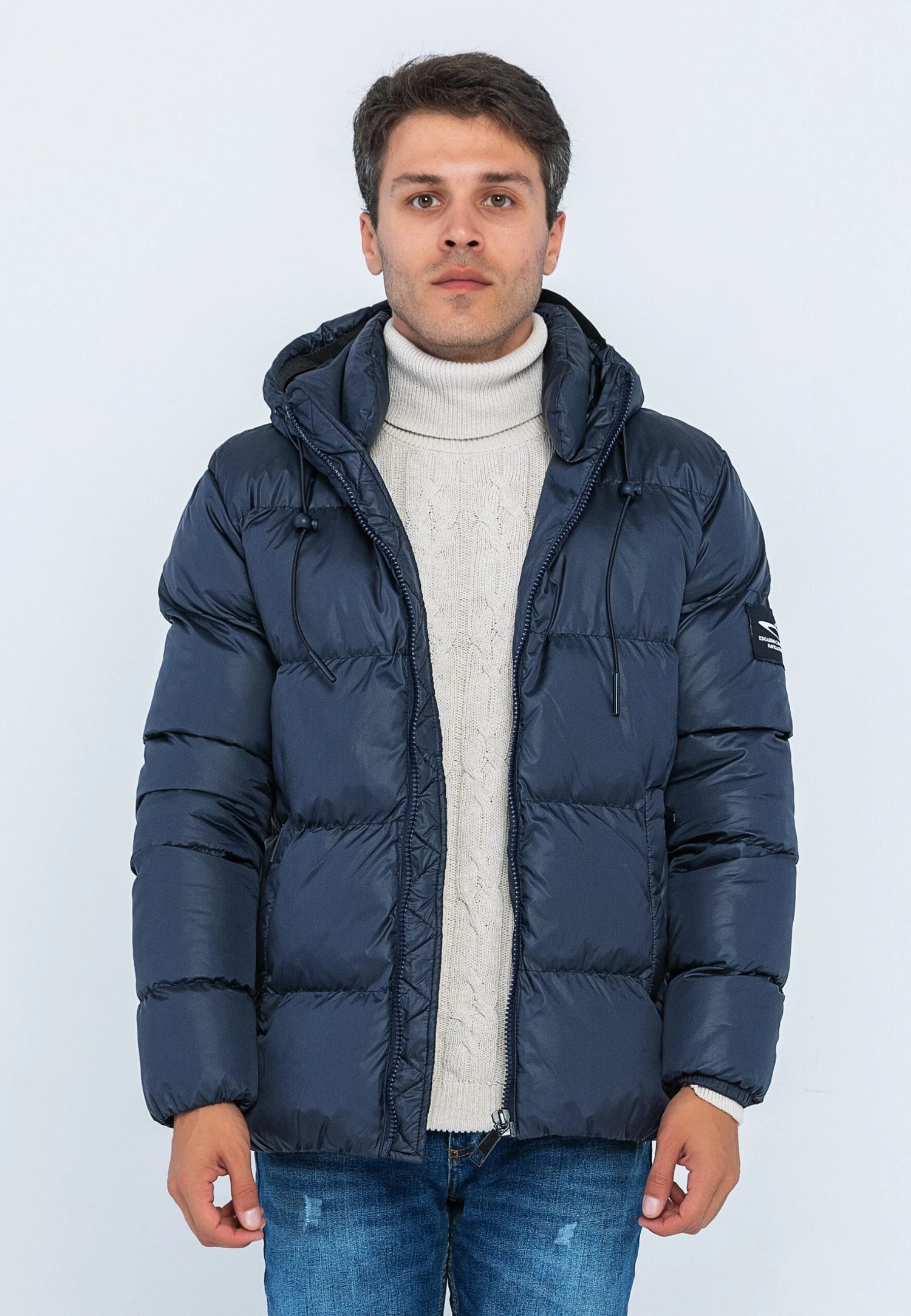 Armando - Winterjas - Navy 1 Armando - Winterjas - Navy