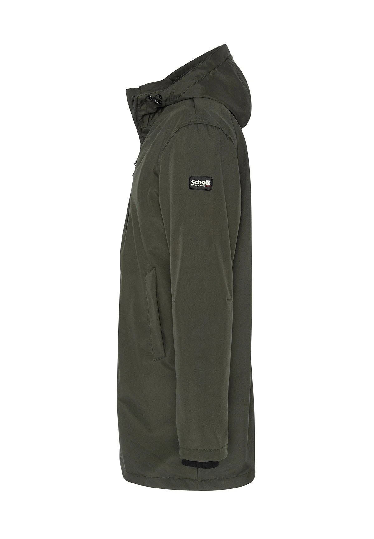 Schott Long Urban Déperlant - Parka - Kaki 2 Schott Long Urban Déperlant - Parka - Kaki - Afbeelding 2