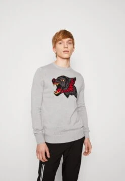 BRAVE SOUL Strum - Trui - Grey Marl