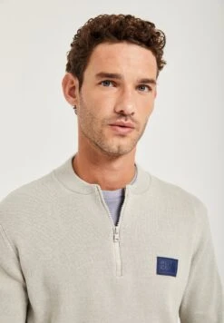 POLO CLUB Mit Halbreissverschluss - Trui - Stone 8 POLO CLUB Mit Halbreissverschluss - Trui - Stone -Modex Winkel 50feb708123a41b8b481e02269c2b98e