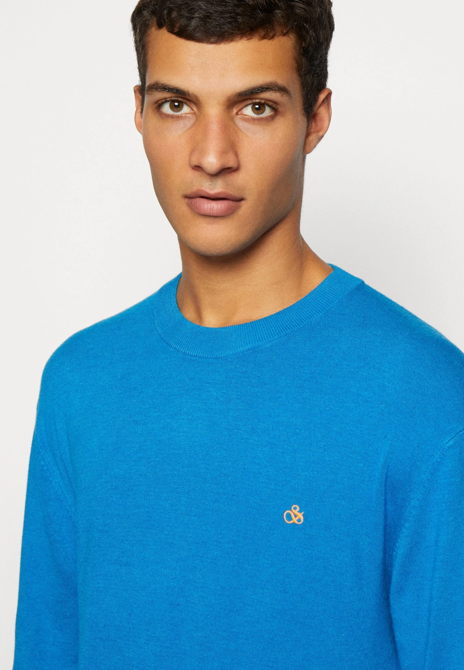 Scotch & Soda Essentials Blend Crewneck- Trui - Iris Blue 6 Scotch & Soda Essentials Blend Crewneck- Trui - Iris Blue - Afbeelding 6