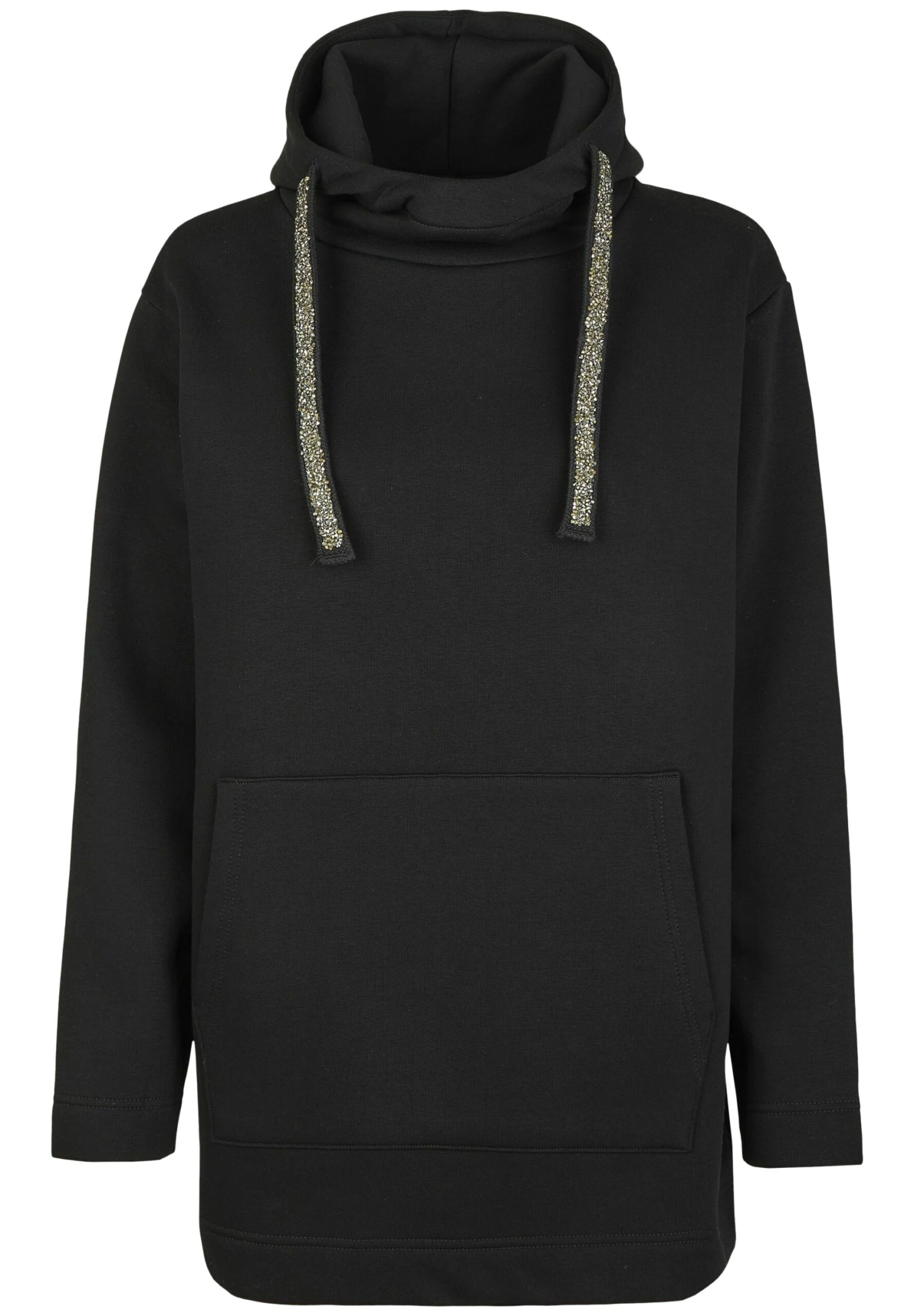 Boxy Strass-Ba - Hoodie - Schwarz 5 Boxy Strass-Ba - Hoodie - Schwarz - Afbeelding 5