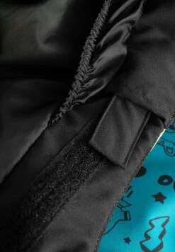 Cosmo Universe - Winterjas - Petrol Schwarz Print -Modex Winkel 534cbd5807534edb96ebb6d38fb0e4a2