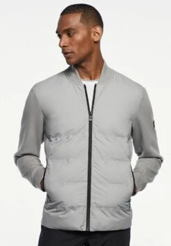 Hackett London Hs Quilt Fz - Bomberjacks - Silver Grey -Modex Winkel 537ea848c6e9416a95a3565978638250