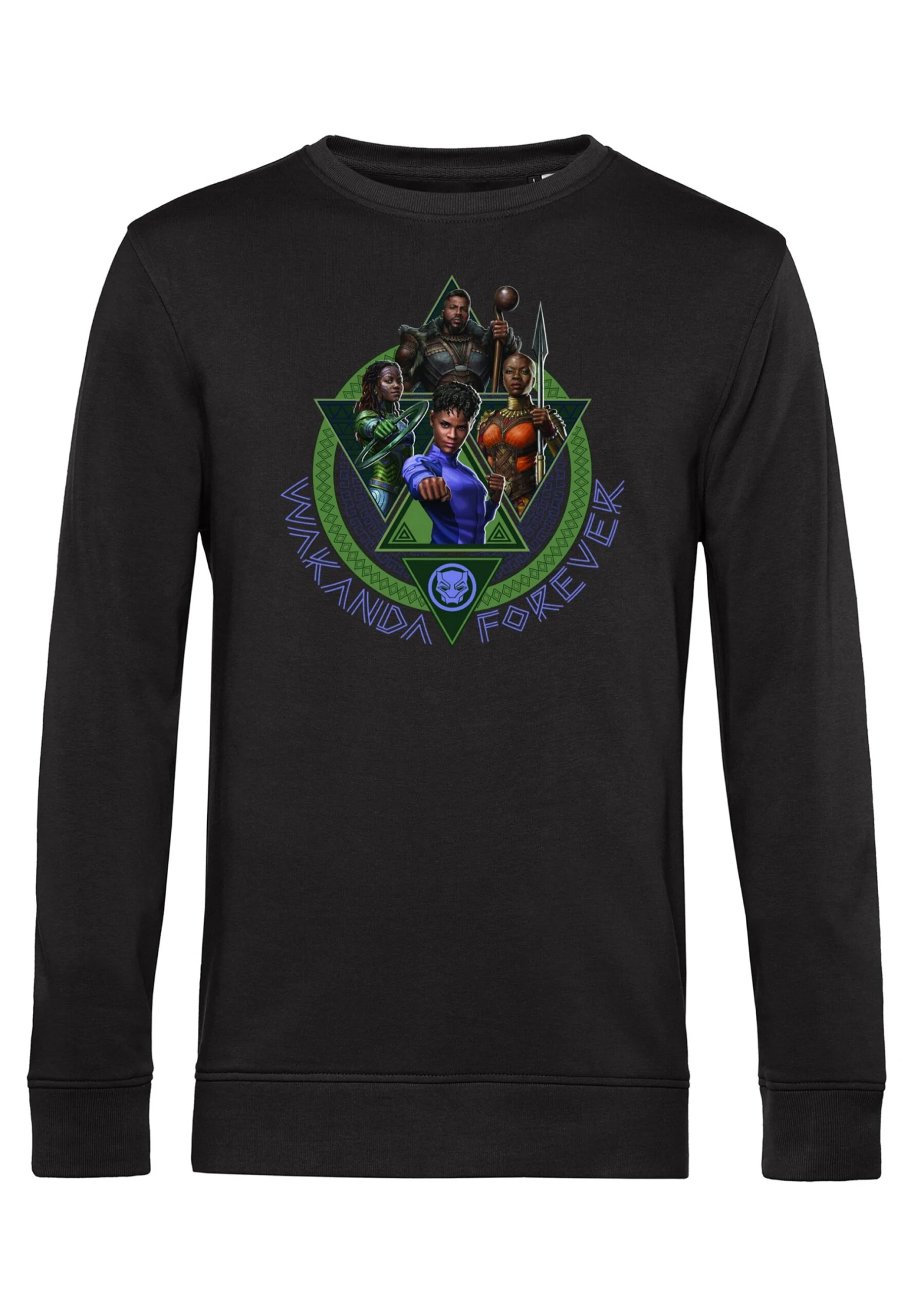 Marvel Black Panther: Wakanda Forever Wakanda Forever Squad - Sweater - Black 1 Marvel Black Panther: Wakanda Forever Wakanda Forever Squad - Sweater - Black