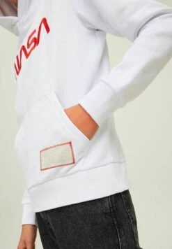 Jack & Jones Junior Jconasa Logo- Hoodie - White -Modex Winkel 5638f56496004d5eb472e32aaf5414f8