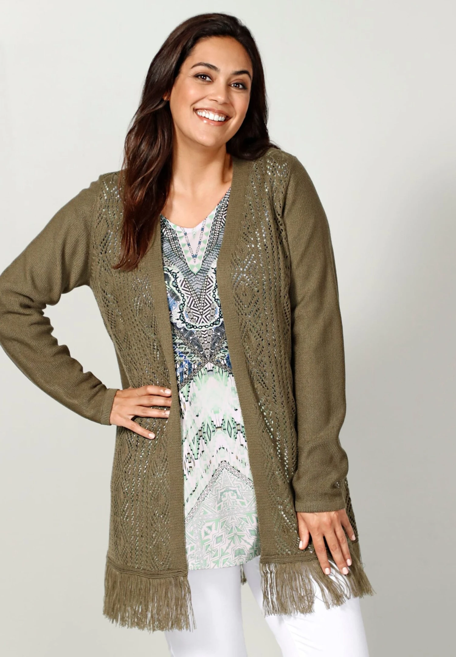 Long - Vest - Oliv 1 Long - Vest - Oliv