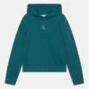 Calvin Klein Jeans Logo Boxy Hoodie - Sweater - Atlantic Deep
