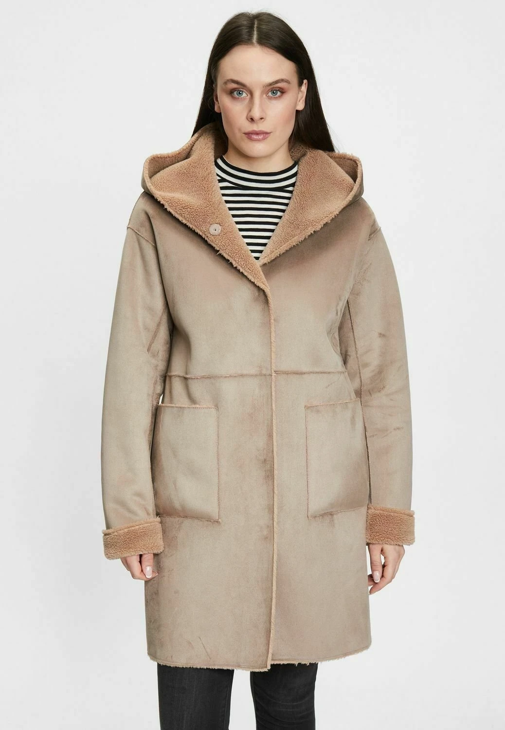 GIPSY Marice- Mantel - Camel Taupe 3 GIPSY Marice- Mantel - Camel Taupe - Afbeelding 3