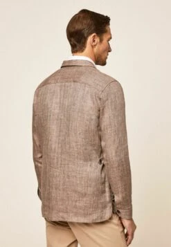 Hackett London Lichte Jas - Sand -Modex Winkel 583e3fb41d124138a6b3a6d3ee2bd100