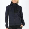 Trondheim Stretch Full W - Sweater Met Rits - Dk Navy Melange