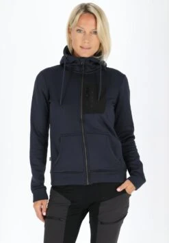 Trondheim Stretch Full W - Sweater Met Rits - Dk Navy Melange