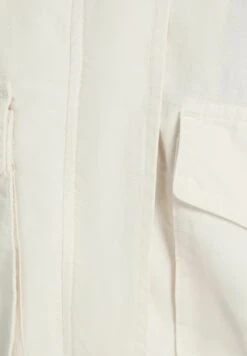 BERSHKA With Pockets - Hooded - Lichte Jas - White -Modex Winkel 594b9e93175442a586a85e5a243b739f