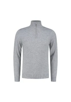 The Quarter Zip - Trui - Light Grey