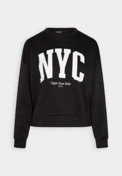 ONLY Onldiana O Neck - Sweater - Black/White -Modex Winkel 5c9a92f2e68348bd9410c00dc9870b49