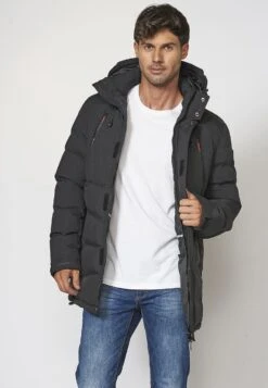 Koroshi Chaqueta Hombre - Winterjas - Black
